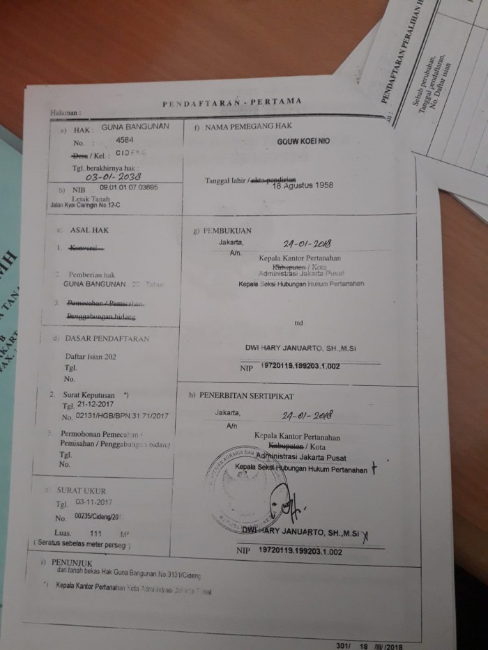 Ruko dijual di Kyai Caringin Gambir Jakarta Pusat